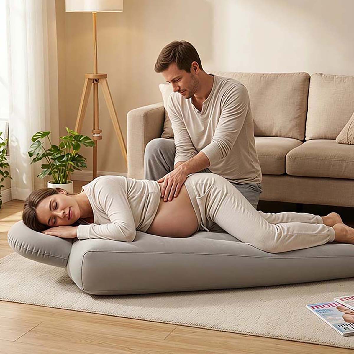 Mat Pilates Yoga - 임산부용 에어베개 요가 매트, 임산부용 에어