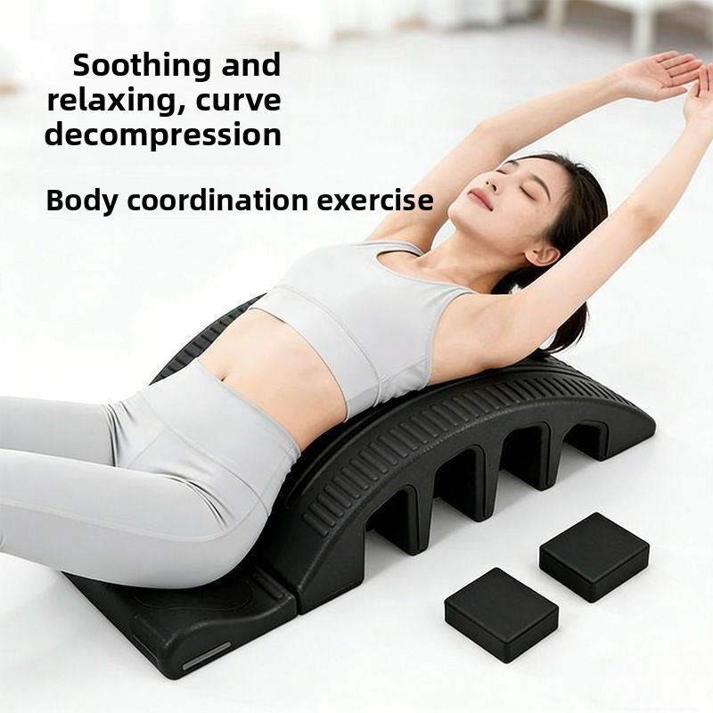 Pilates Yoga Stretching - 업그레이드된 필라테스 척추 교정기, 요추 스트레칭,