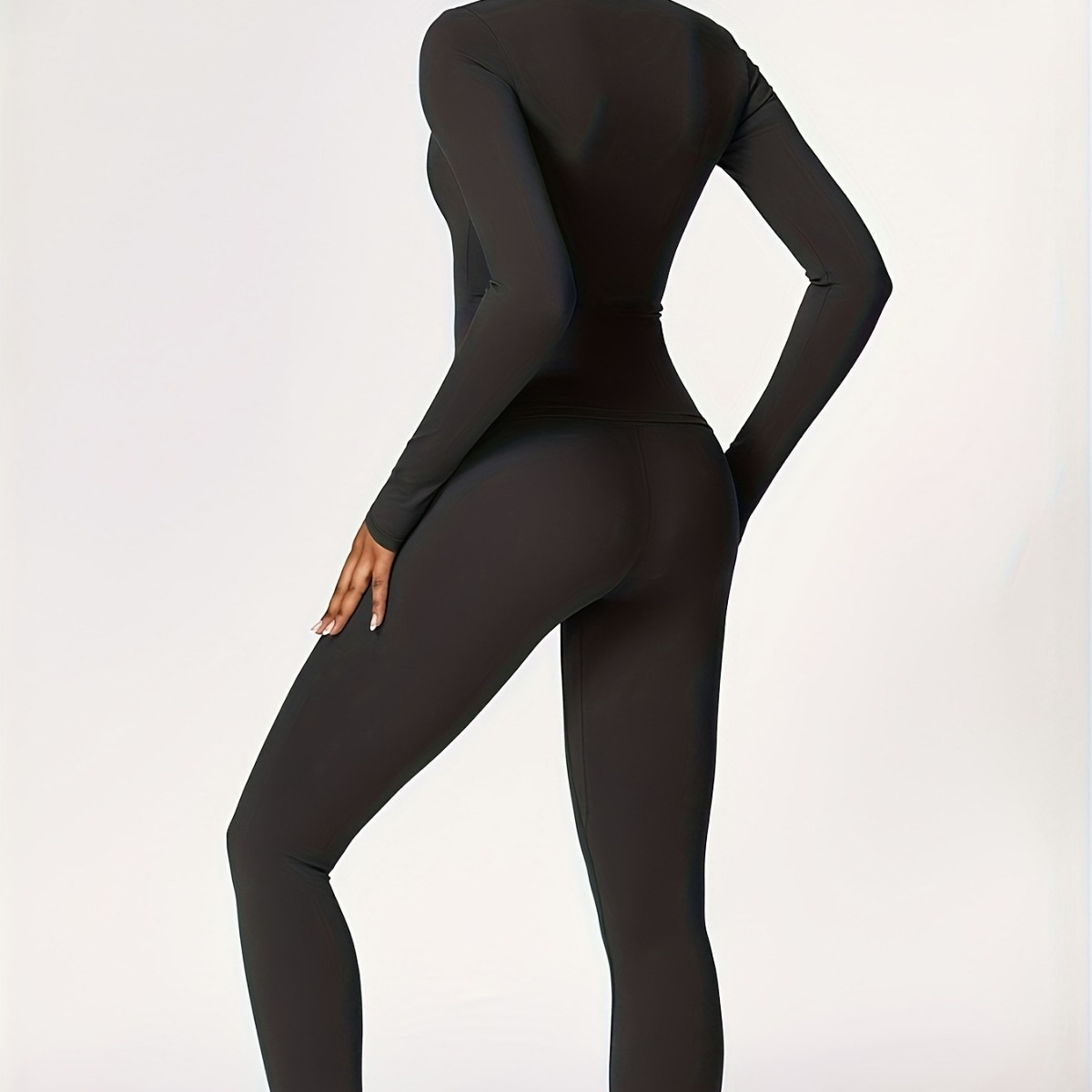 타이트핏 요가복 슬림 긴팔 야외 러닝 스포츠 피트니스  - Pilates & Yoga Reversible Mockneck Sweatshirt 리뷰 및 가격