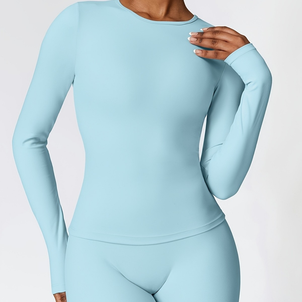 타이트핏 요가복 슬림 긴팔 야외 러닝 스포츠 피트니스  - Pilates & Yoga Reversible Mockneck Sweatshirt 리뷰 및 가격