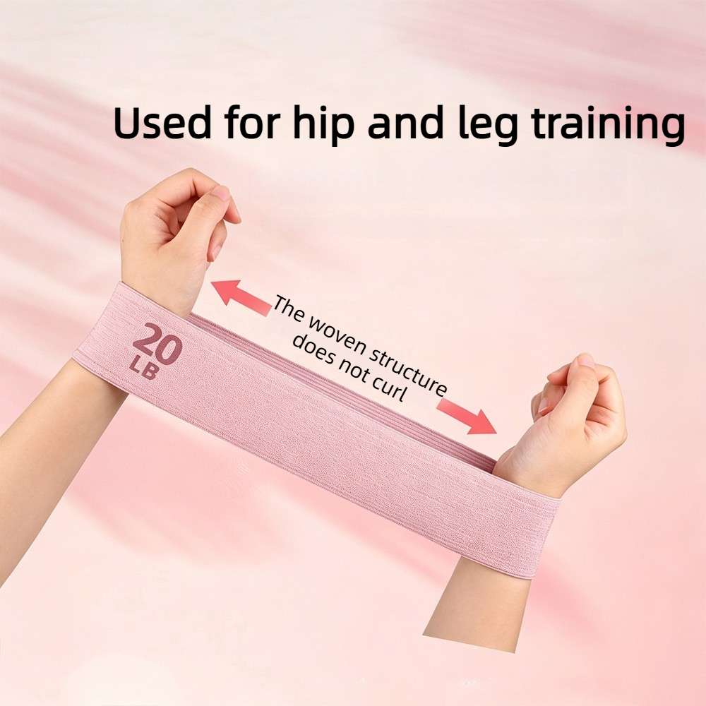 20-90LBS 패브릭 탄성 밴드 피트니스 저항 밴드  - Pilates Yoga Stretching 리뷰 및 가격