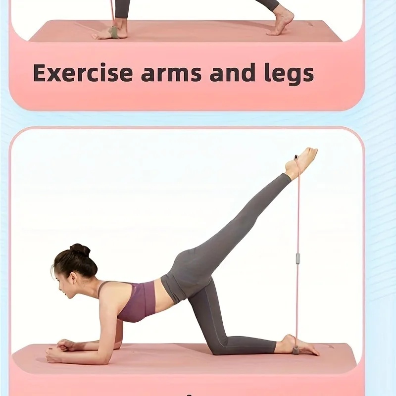 텐션 스트랩 피트니스 스트레치 밴드, 코어 강화 및 유 - Pilates Yoga Stretching 리뷰 및 가격