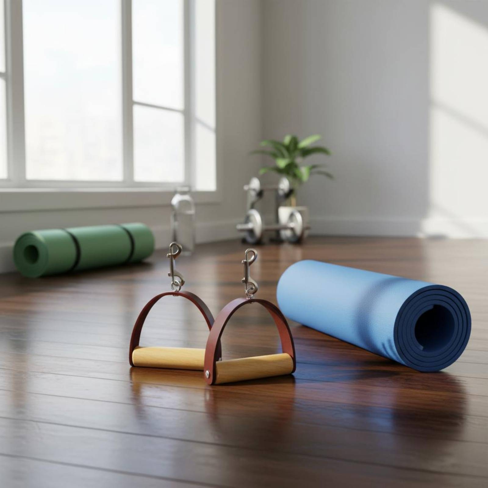 2개의 필라테스 리포머 핸들, 헬스장용 고강도 필라테스 - Pilates & Yoga Reversible Mockneck Sweatshirt 리뷰 및 가격