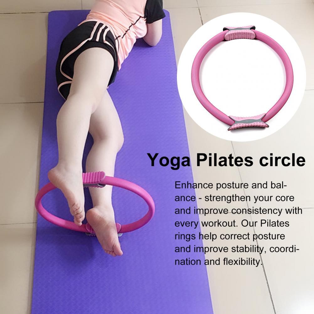 탄성 필라테스 링 미끄럼 방지 그립 여성용 필라테스 링 - Pilates Yoga Tone 리뷰 및 가격