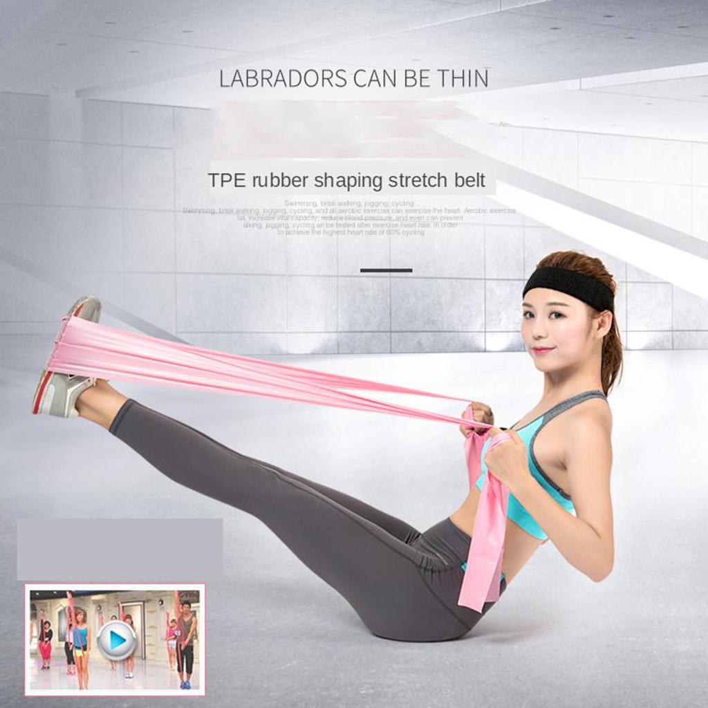 긴 스트레칭 운동 밴드 TPE 저항 키트, 필라테스 요 - Pilates Yoga Stretching 리뷰 및 가격