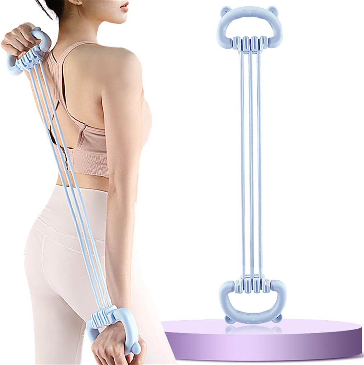 여성 및 남성용 피규어 8형 저항 밴드 15-90LBS - Pilates Yoga Tone 리뷰 및 가격