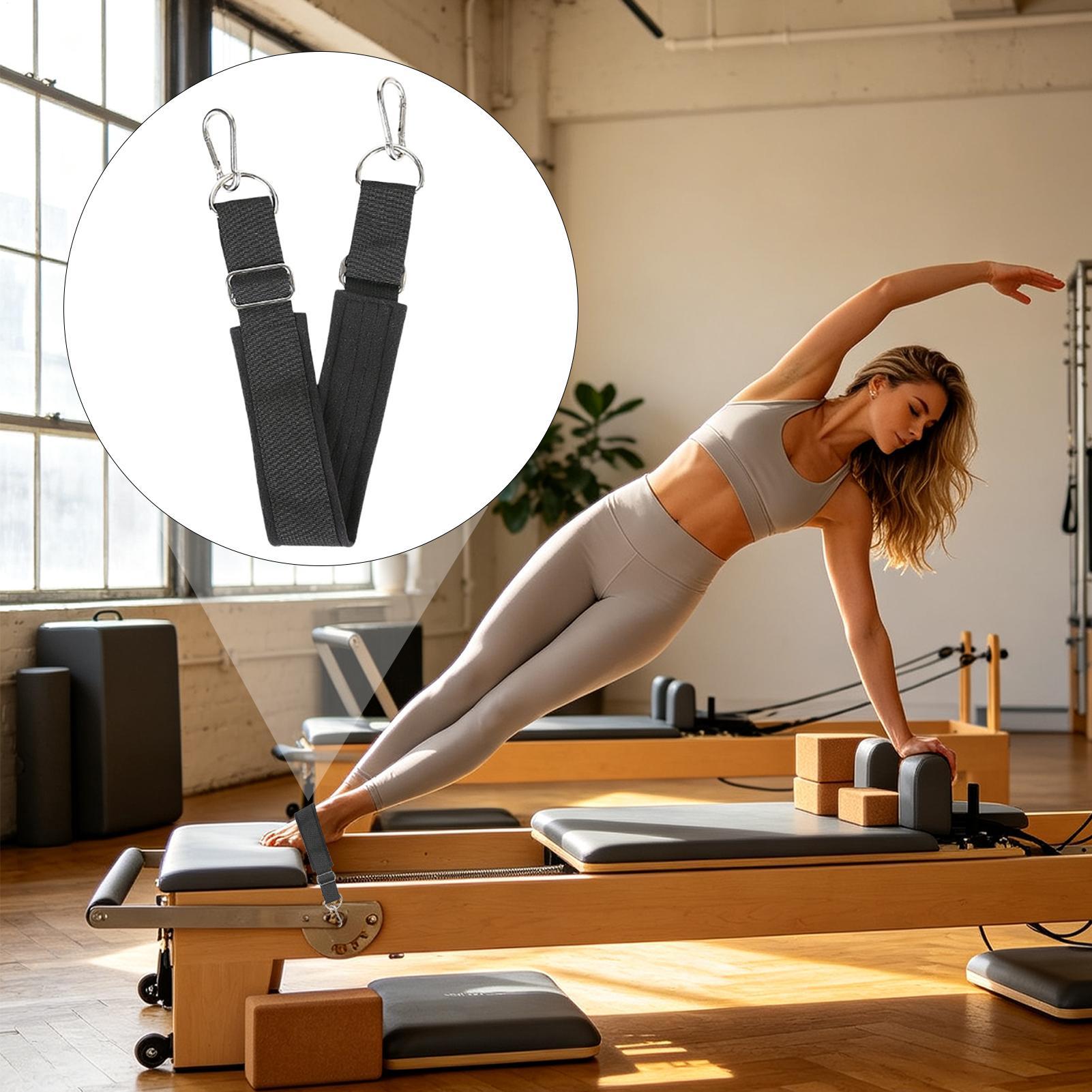 리포머 풋스트랩 더블 루프 두꺼운 논슬립 조절 가능한  - Pilates & Yoga Reversible Mockneck Sweatshirt 리뷰 및 가격