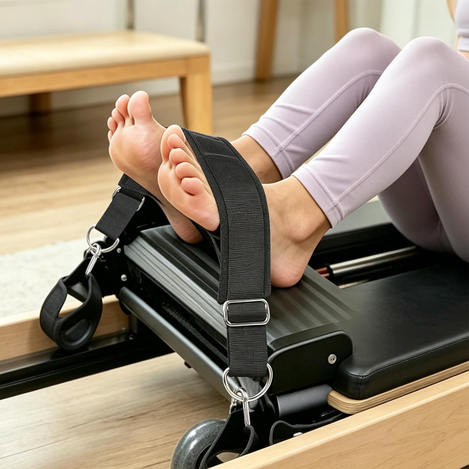 리포머 풋스트랩 더블 루프 두꺼운 논슬립 조절 가능한  - Pilates & Yoga Reversible Mockneck Sweatshirt 리뷰 및 가격